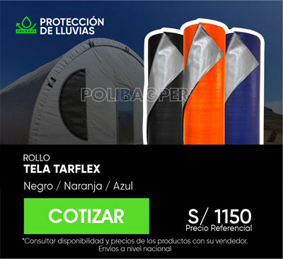 Tela tarflex, cobertor doble cara