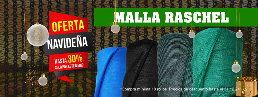 oferta de malla raschel